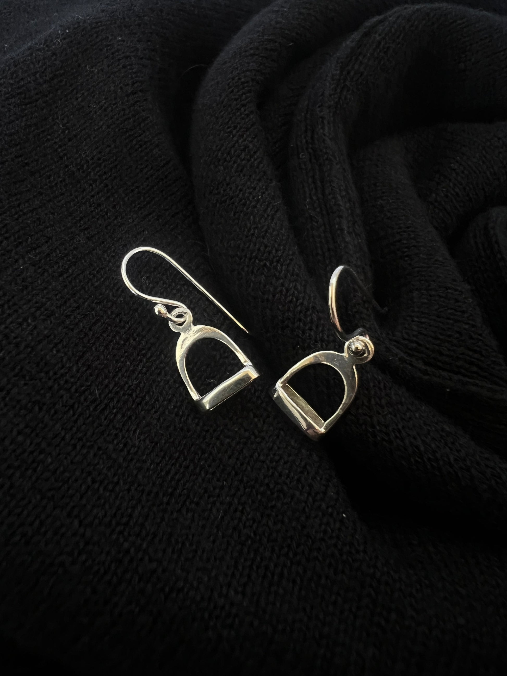 Equestrian Stirrup Drop Earrings