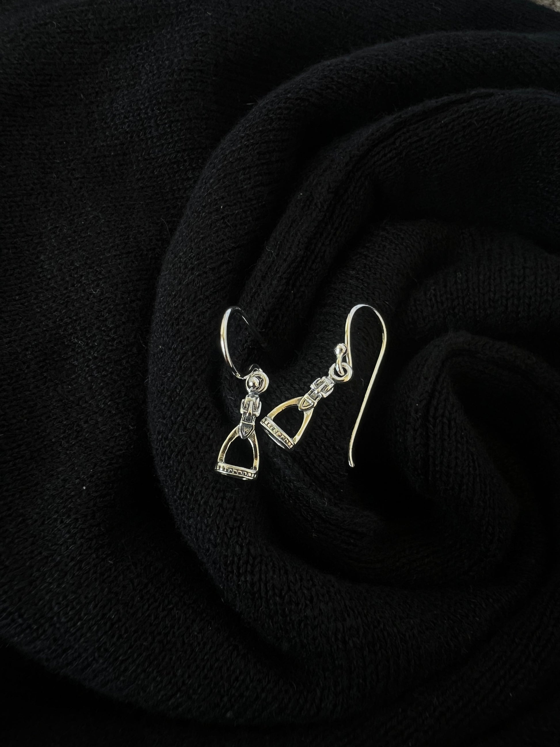Equestrian Stirrup Hook Earrings