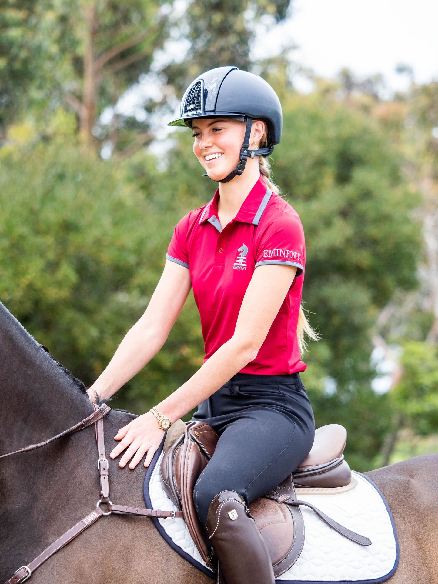 Signature Polo - Burgundy